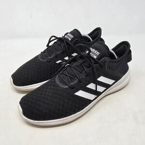 Adidas Cloudfoam Black Mesh Mens 8.5 Sneakers Lightweight Running Training